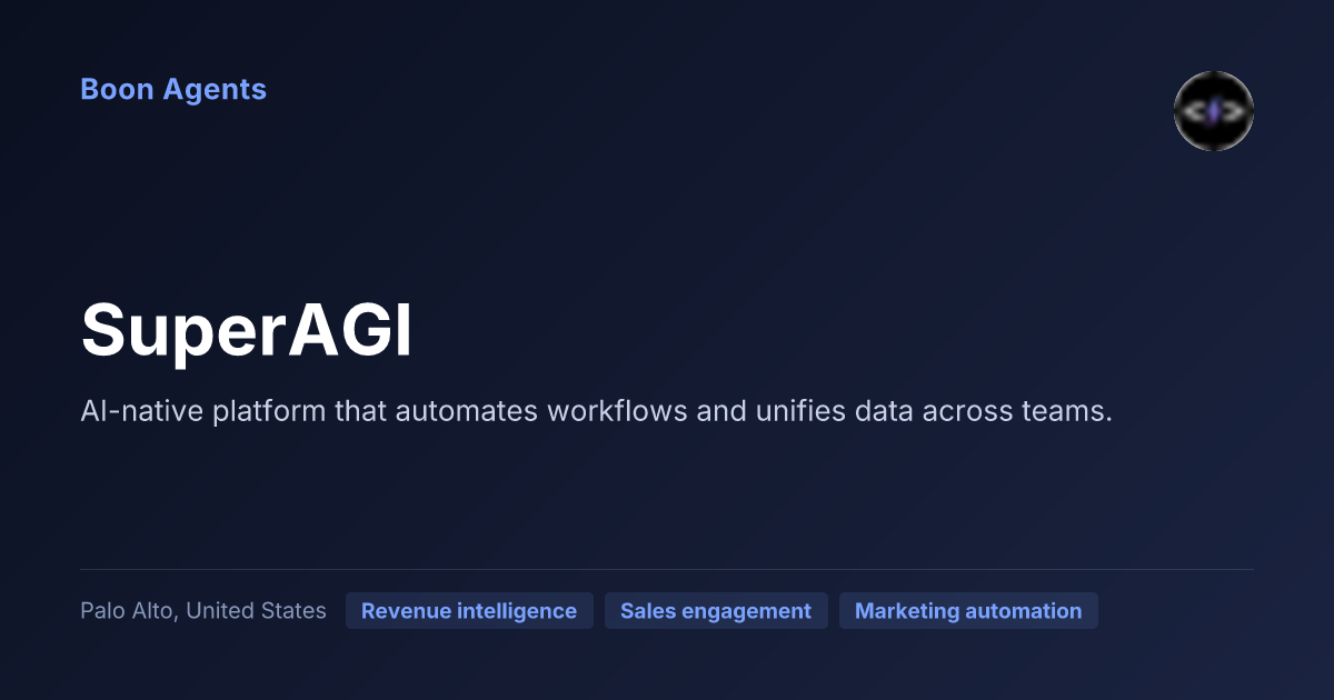 SuperAGI — company overview