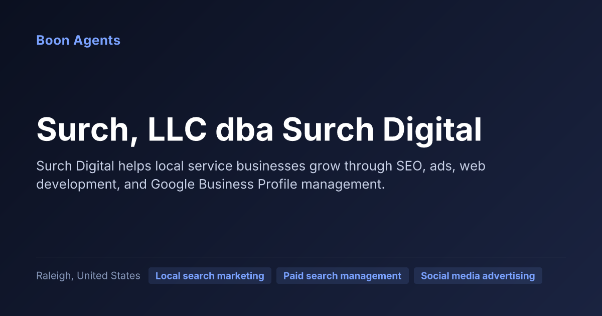 Surch, LLC dba Surch Digital — company overview