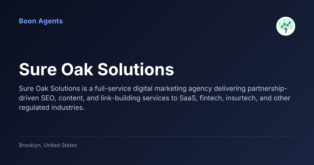 Sure Oak Solutions — company overview