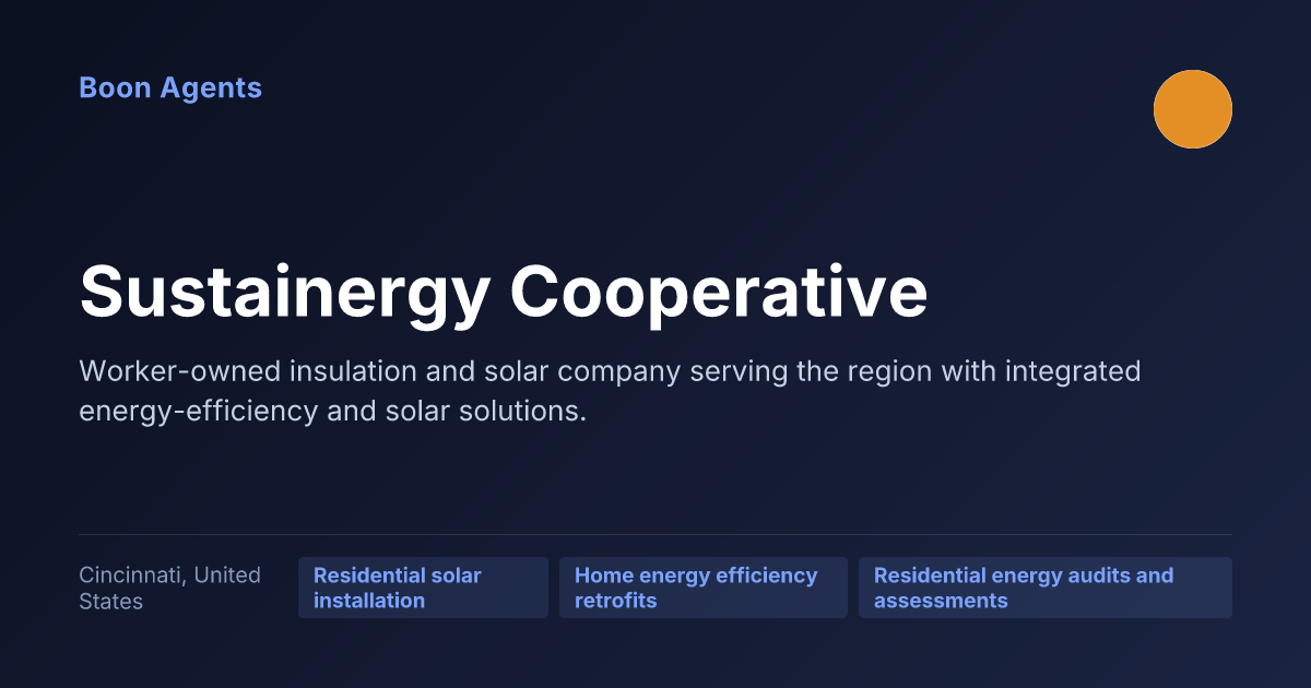 Sustainergy Cooperative — company overview