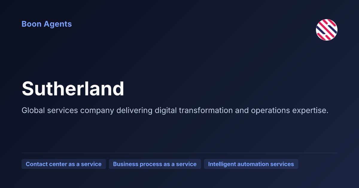Sutherland — company overview