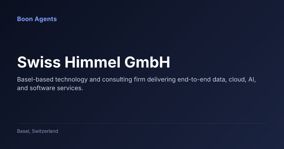 Swiss Himmel GmbH — company overview