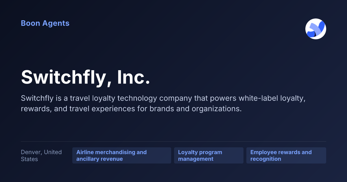 Switchfly, Inc. — company overview
