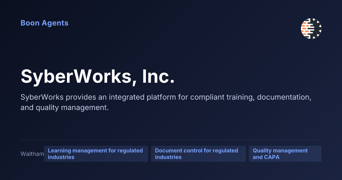 SyberWorks, Inc. — company overview