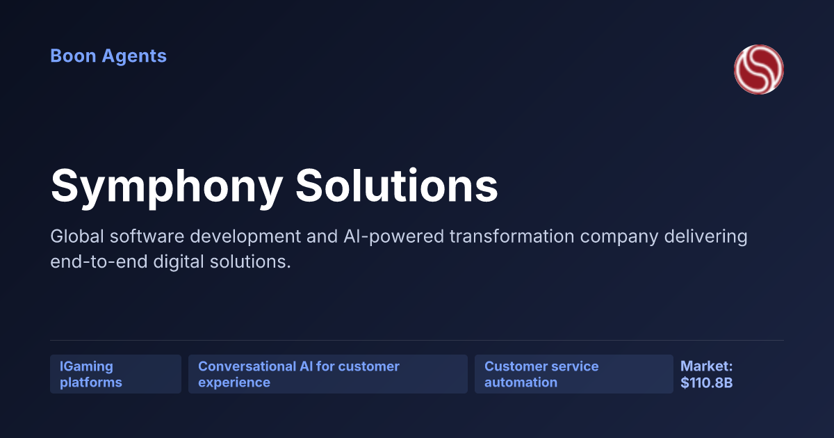 Symphony Solutions — company overview