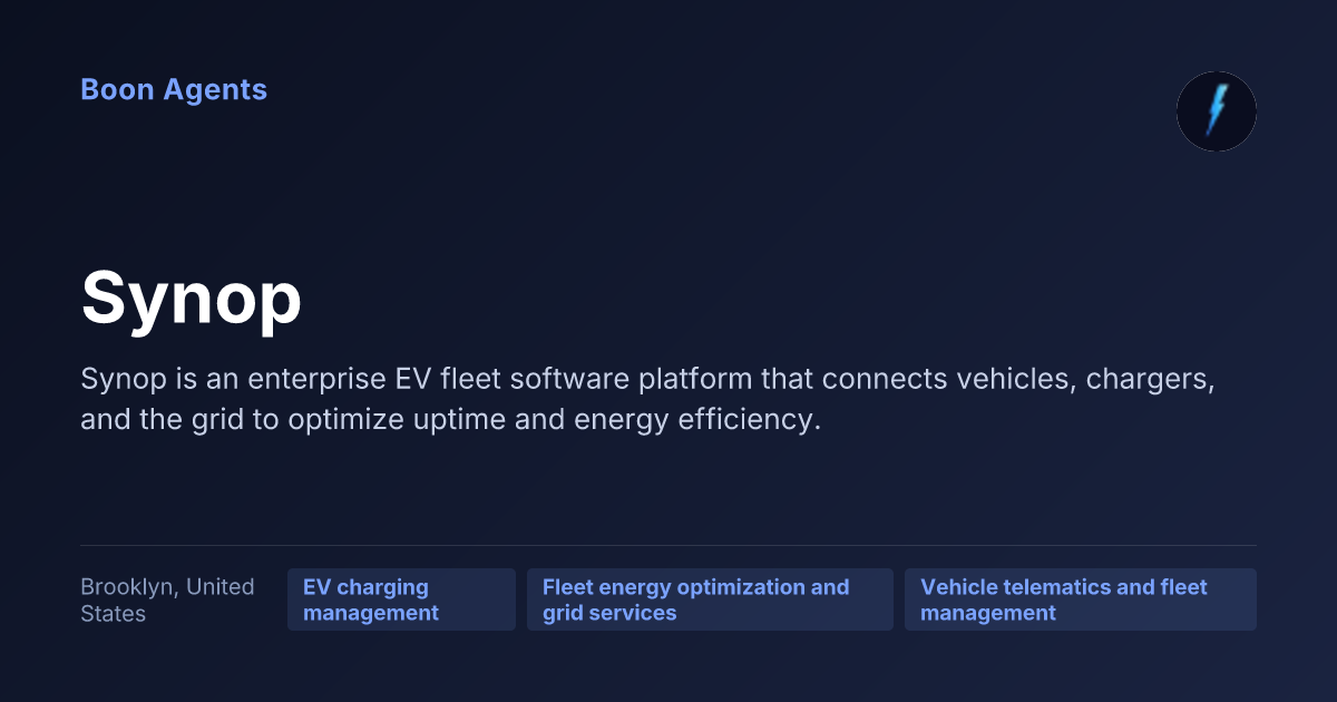 Synop — company overview
