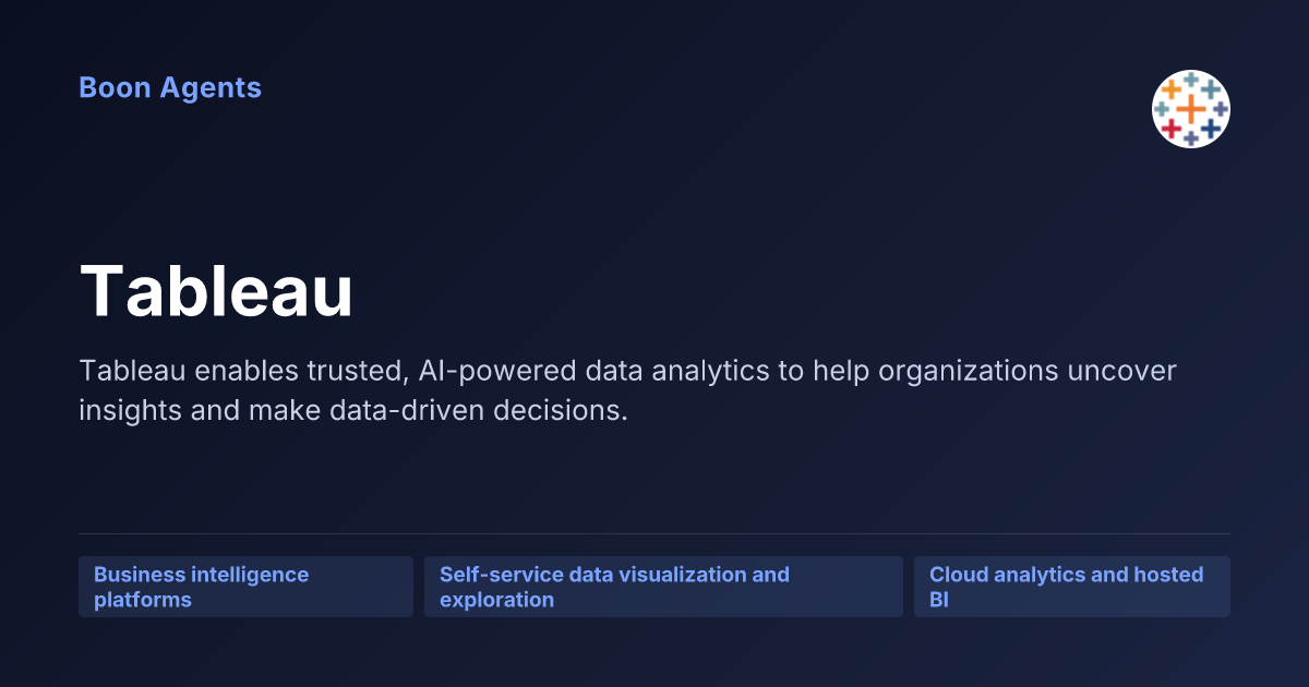Tableau — company overview