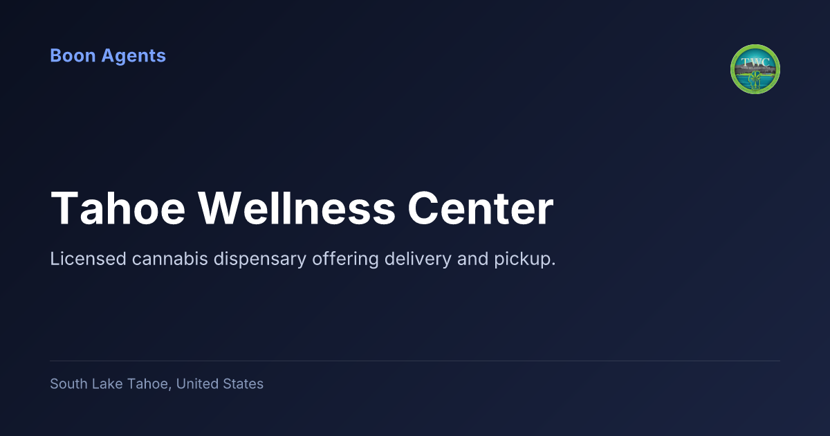 Tahoe Wellness Center — company overview