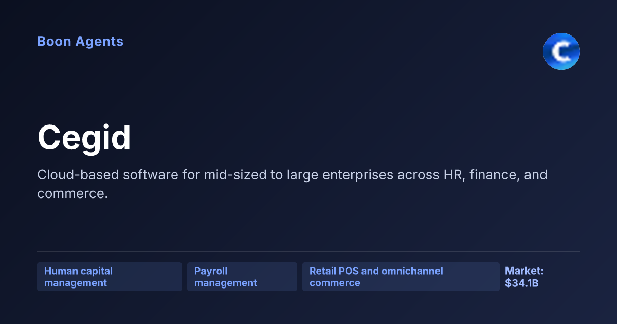 Cegid — company overview