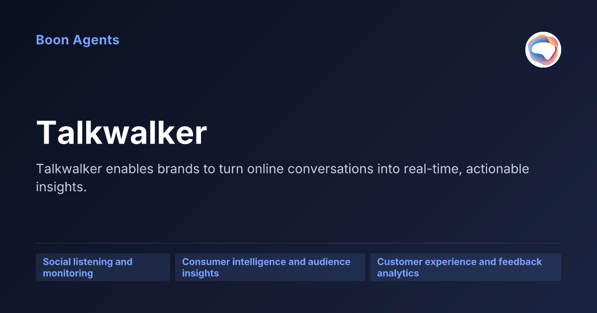 Talkwalker — company overview