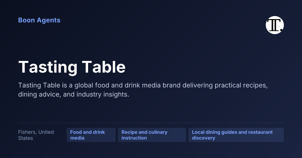 Tasting Table — company overview