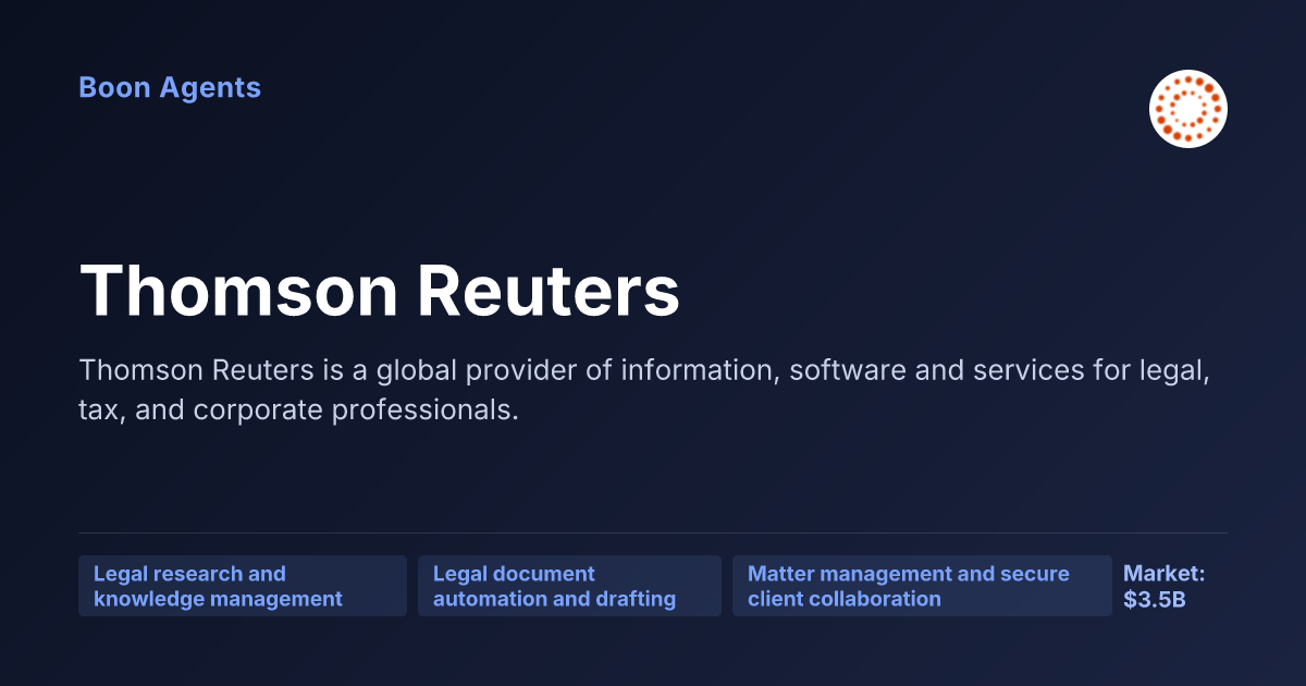 Thomson Reuters — company overview