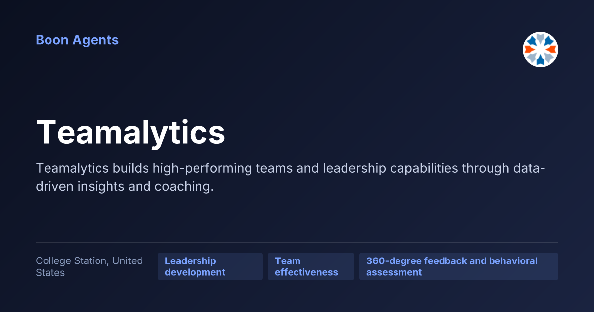 Teamalytics — company overview