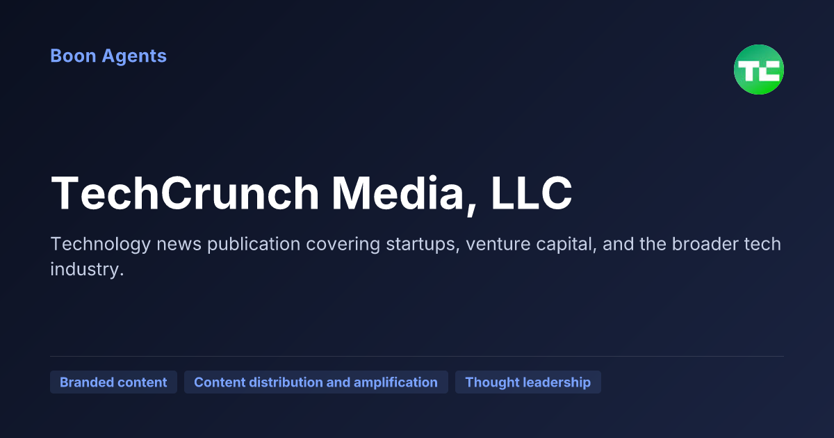 TechCrunch Media, LLC — company overview