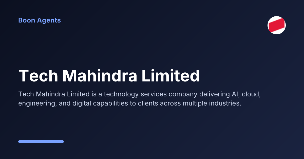 Tech Mahindra Limited — company overview