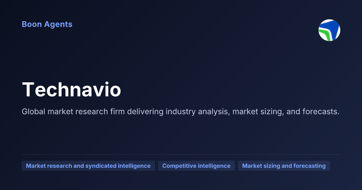 Technavio — company overview