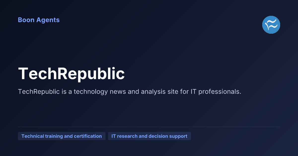 TechRepublic — company overview