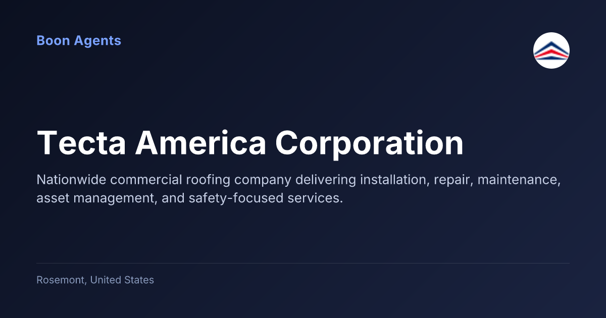 Tecta America Corporation — company overview