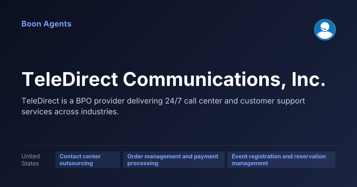 TeleDirect Communications, Inc. — company overview