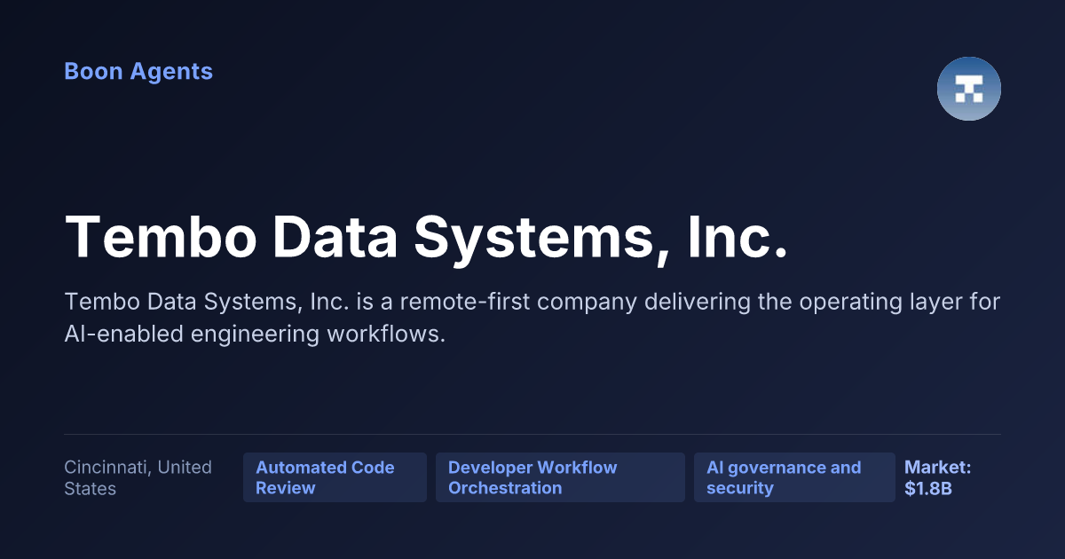 Tembo Data Systems, Inc. — company overview