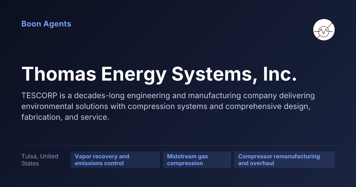 Thomas Energy Systems, Inc. — company overview