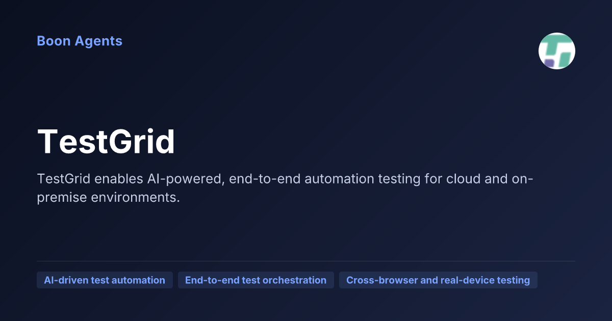 TestGrid — company overview