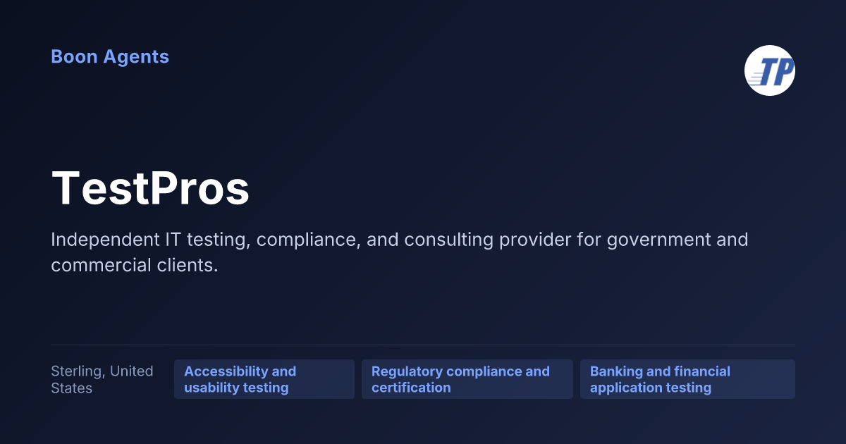 TestPros — company overview