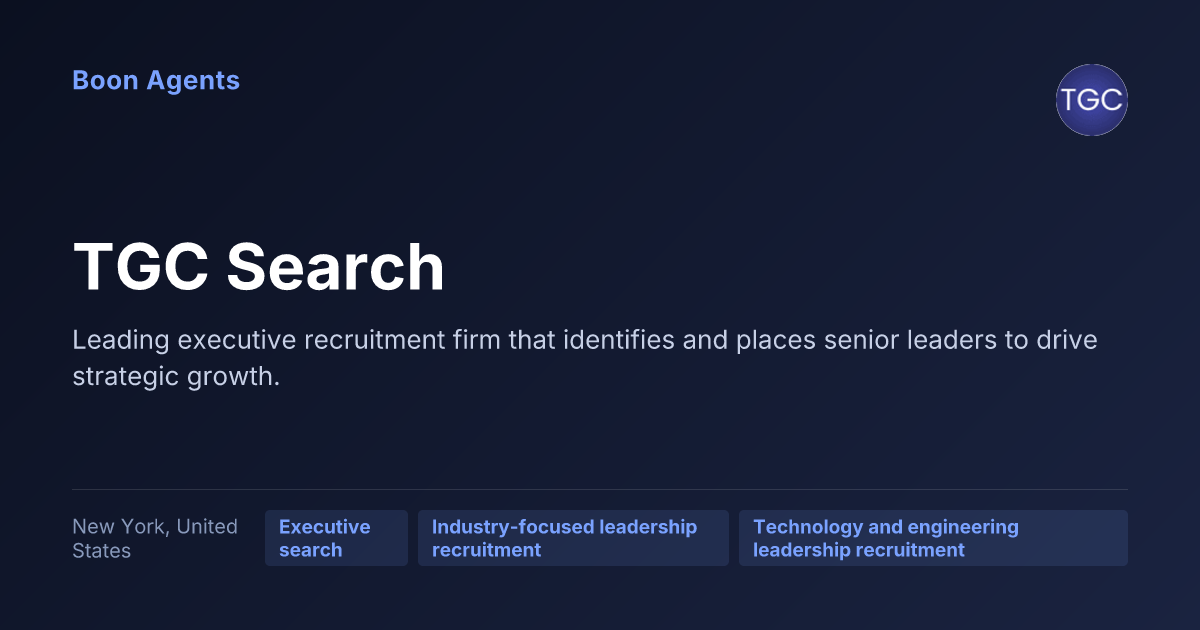TGC Search — company overview
