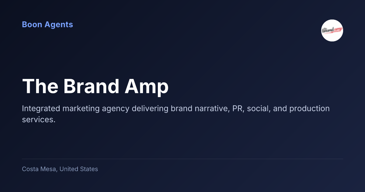 The Brand Amp — company overview