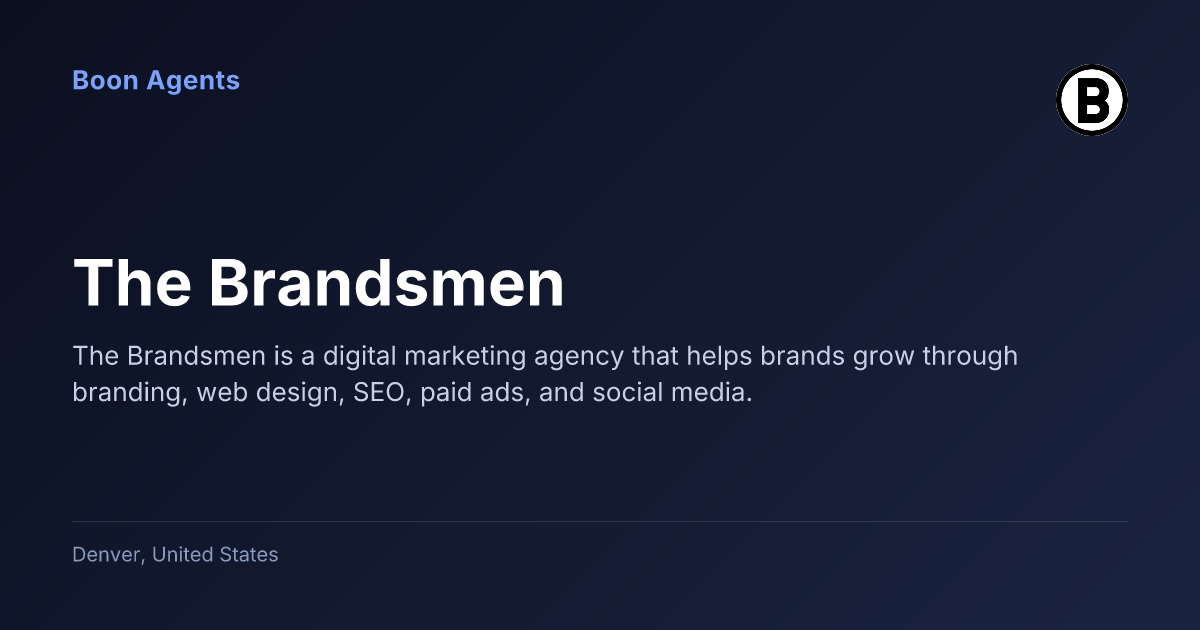 The Brandsmen — company overview