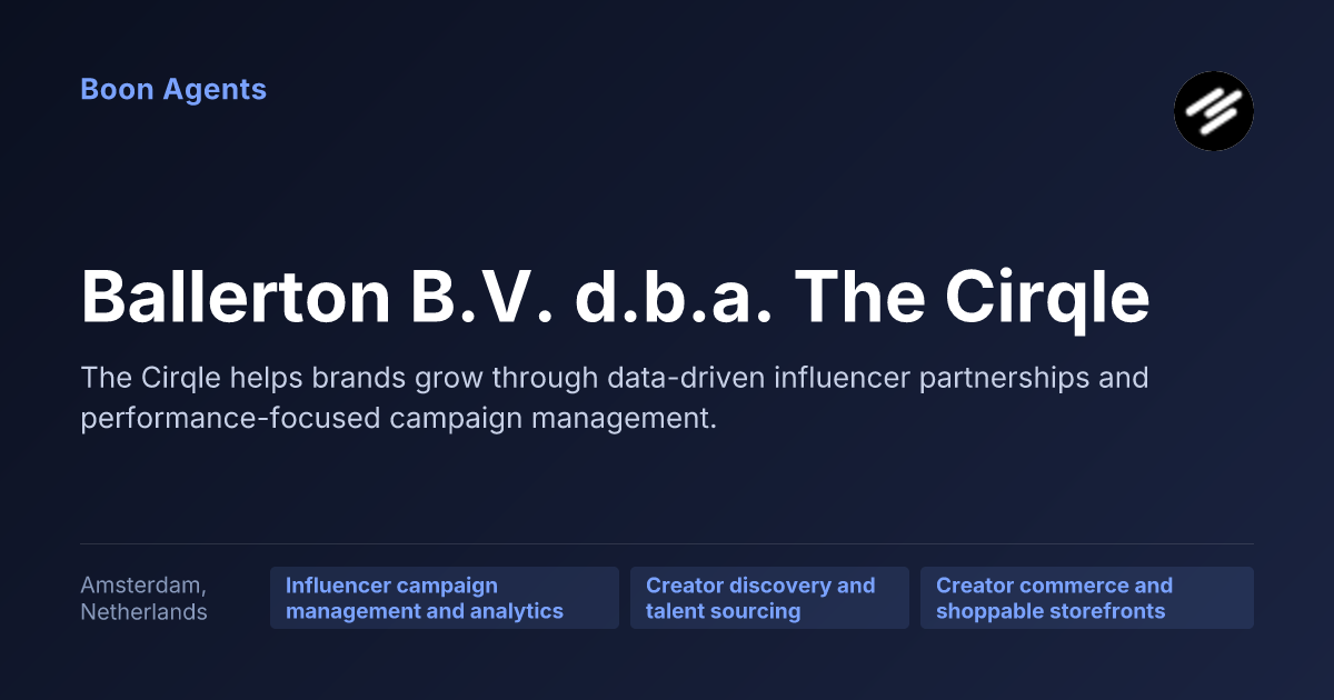 Ballerton B.V. d.b.a. The Cirqle — company overview