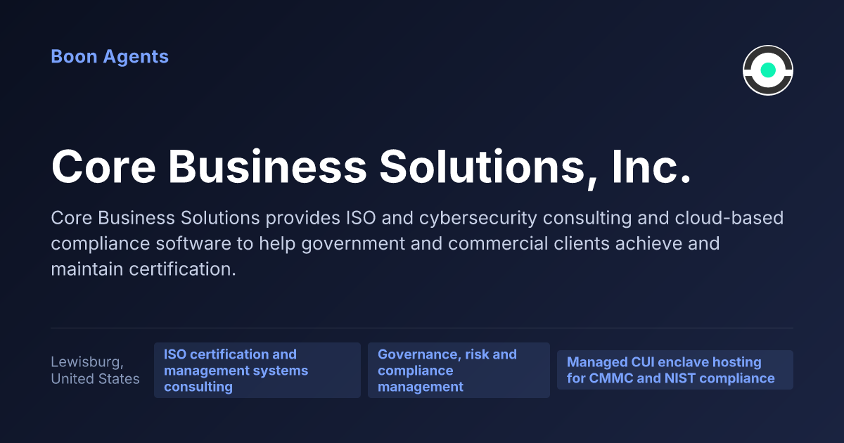 Core Business Solutions, Inc. — company overview