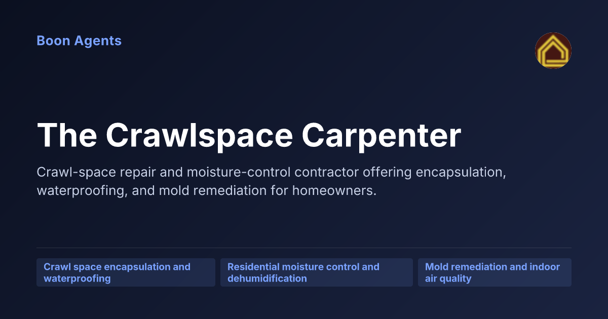 The Crawlspace Carpenter — company overview