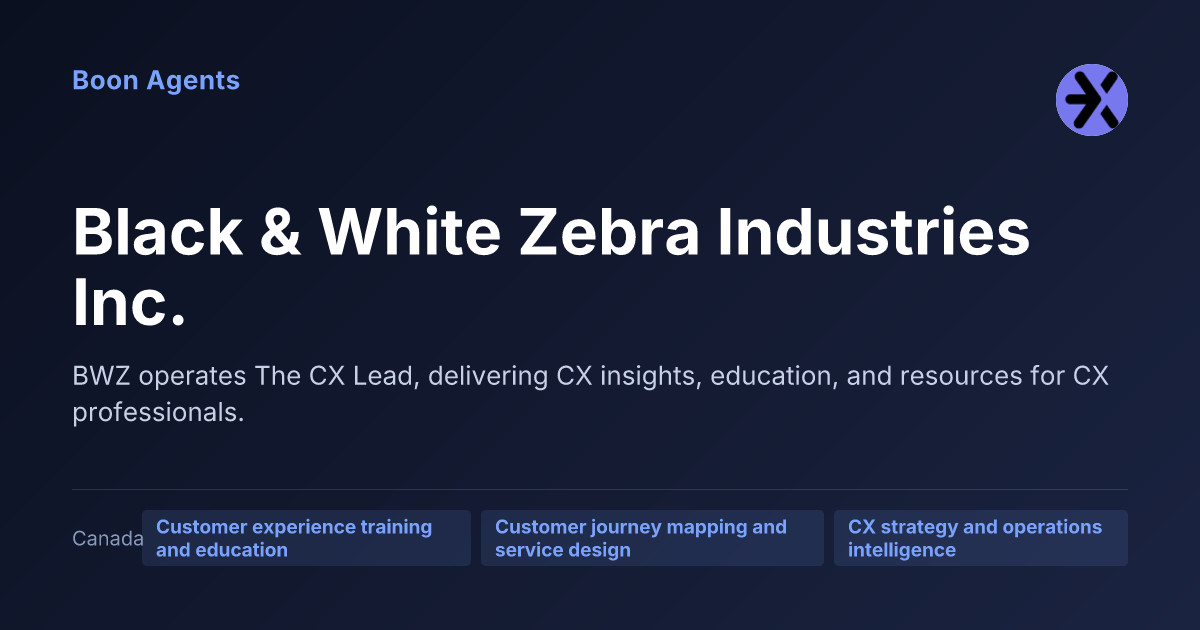 Black & White Zebra Industries Inc. — company overview