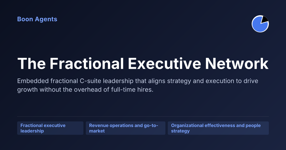 The Fractional Executive Network — company overview