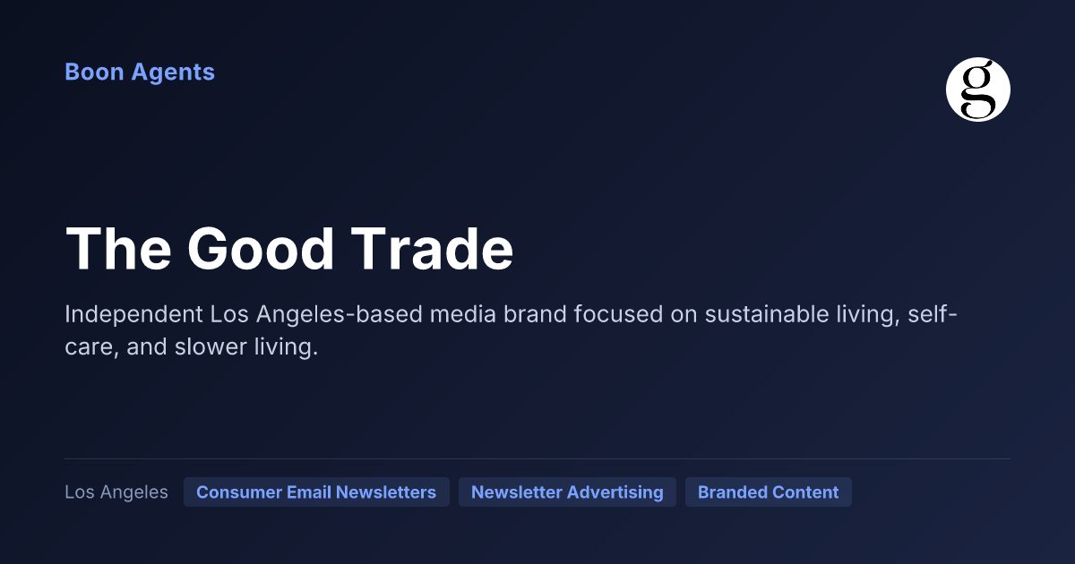 The Good Trade — company overview