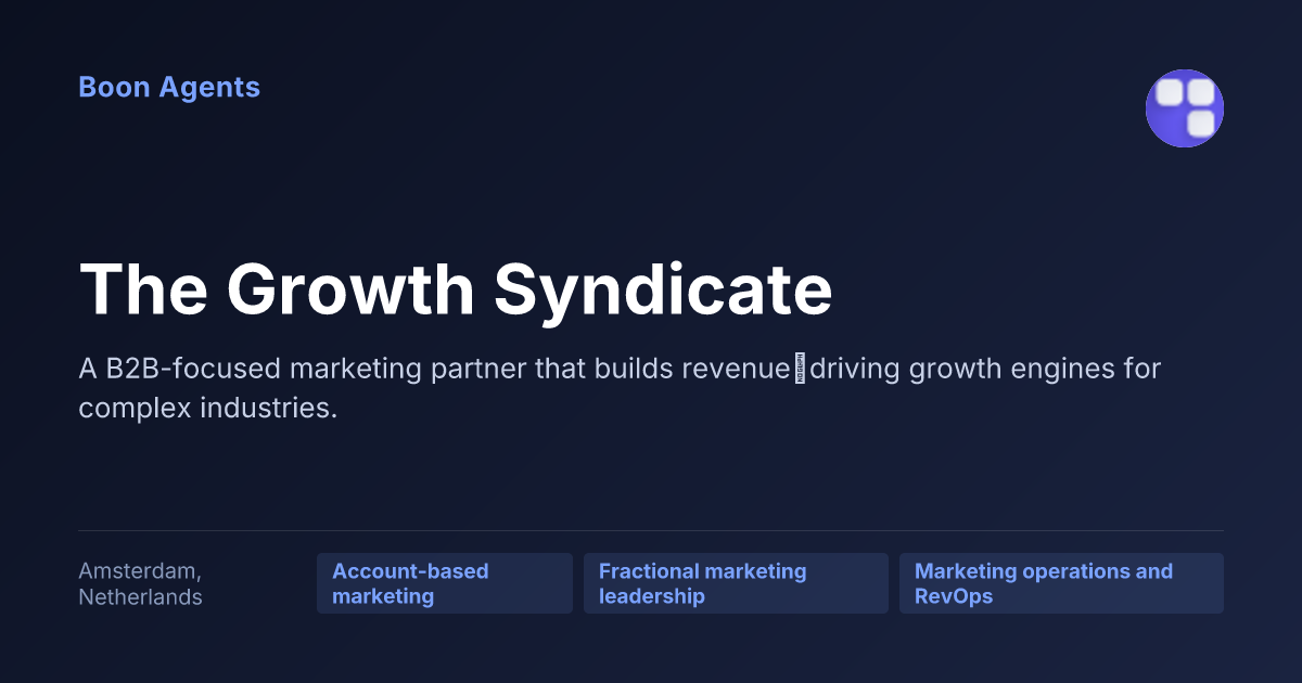 The Growth Syndicate — company overview