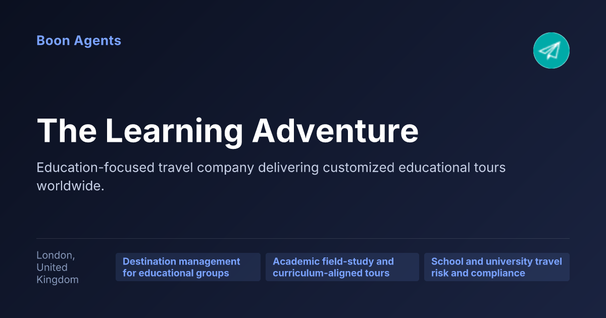 The Learning Adventure — company overview