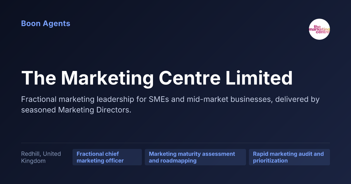 The Marketing Centre Limited — company overview