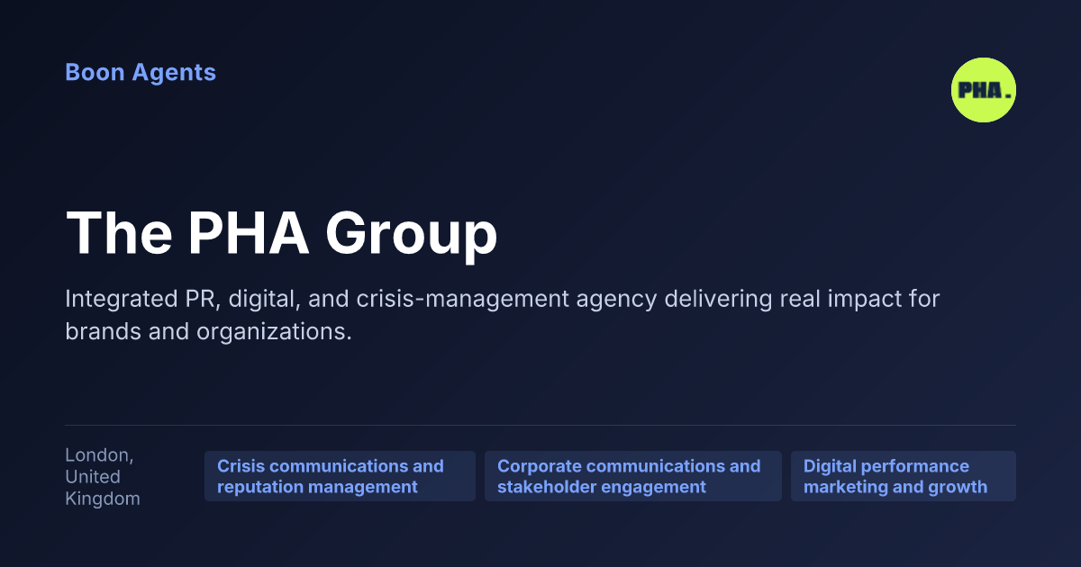 The PHA Group — company overview