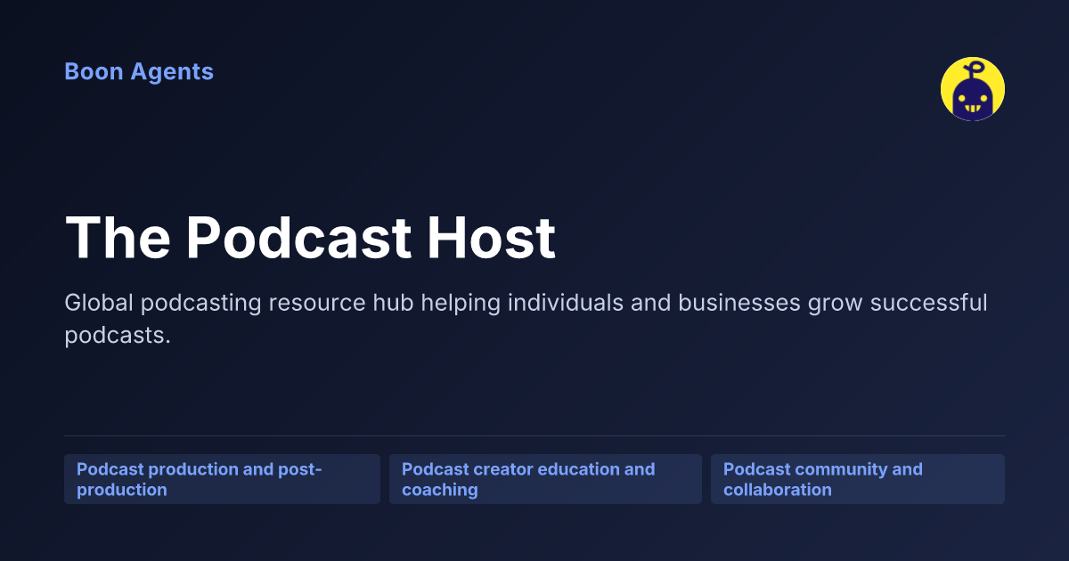 The Podcast Host — company overview
