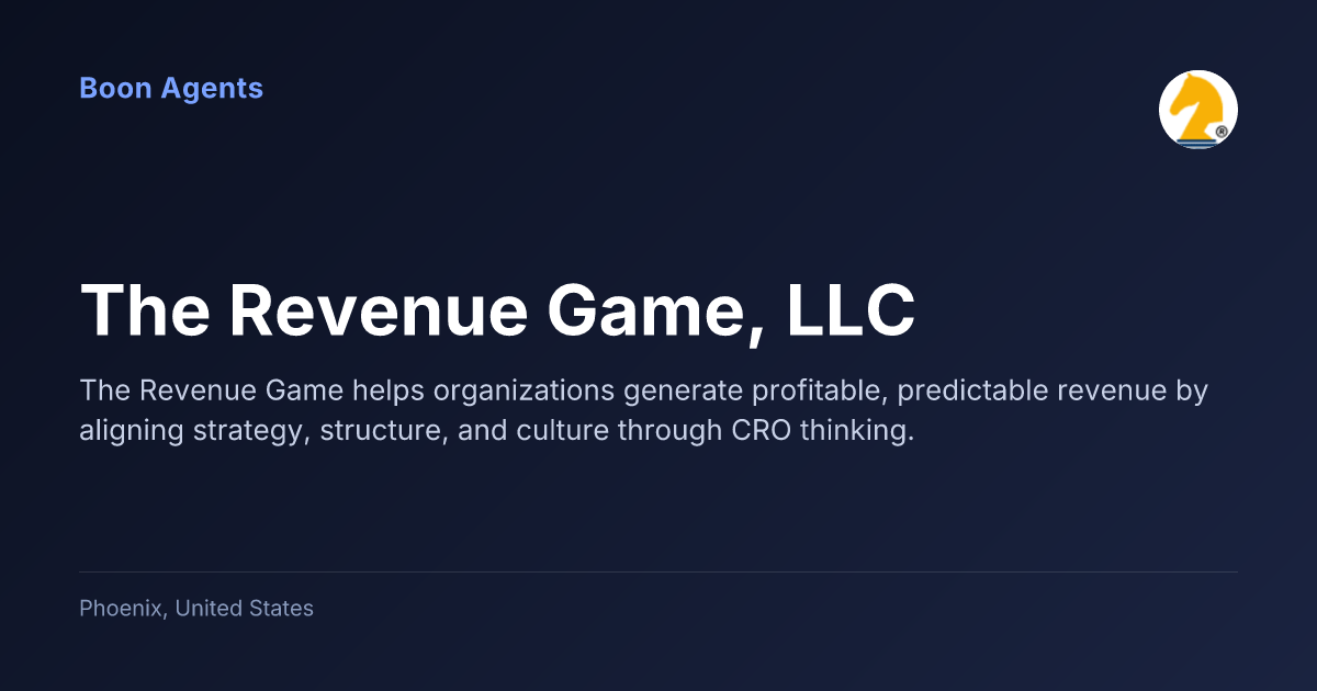 The Revenue Game, LLC — company overview