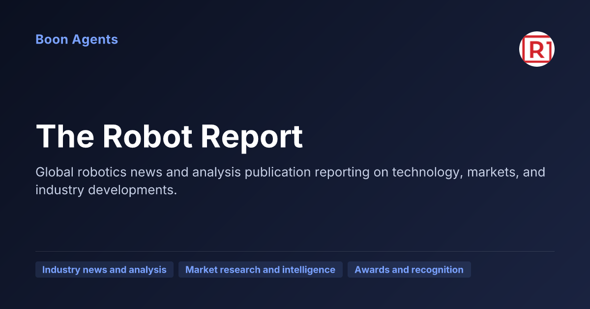 The Robot Report — company overview