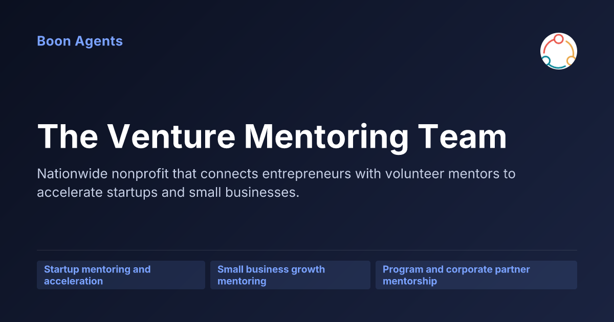 The Venture Mentoring Team — company overview