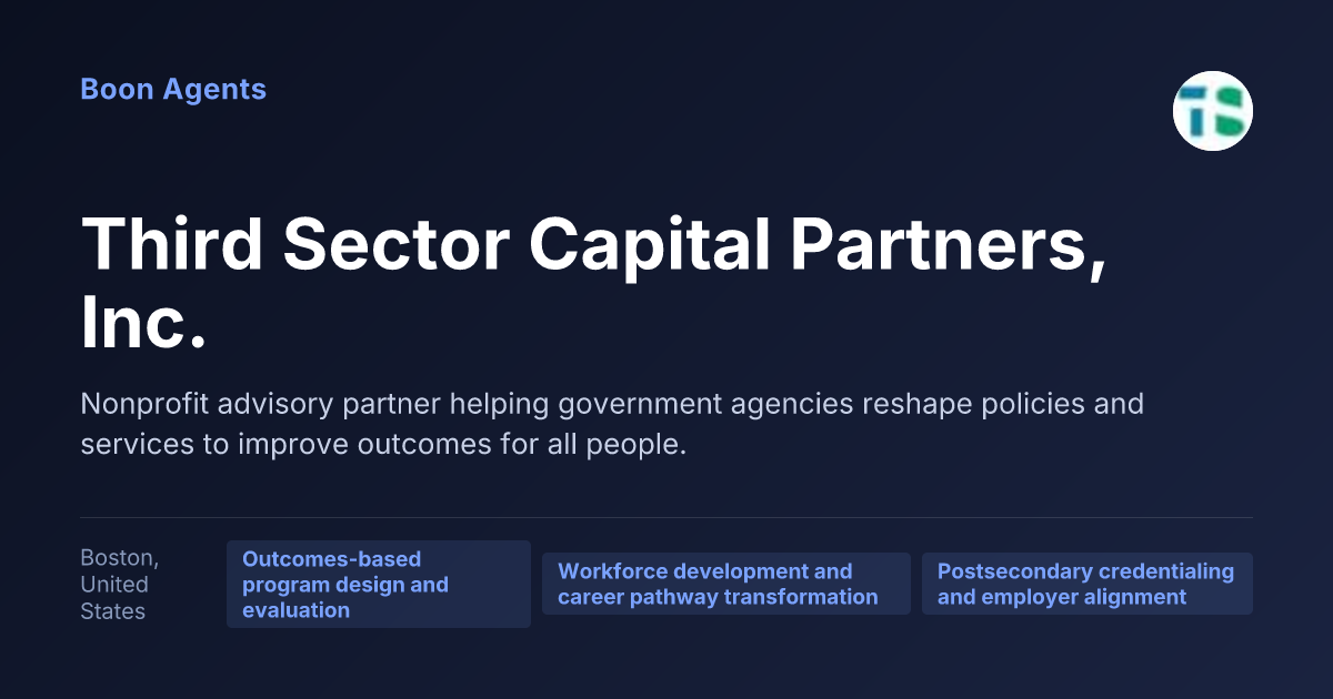 Third Sector Capital Partners, Inc. — company overview