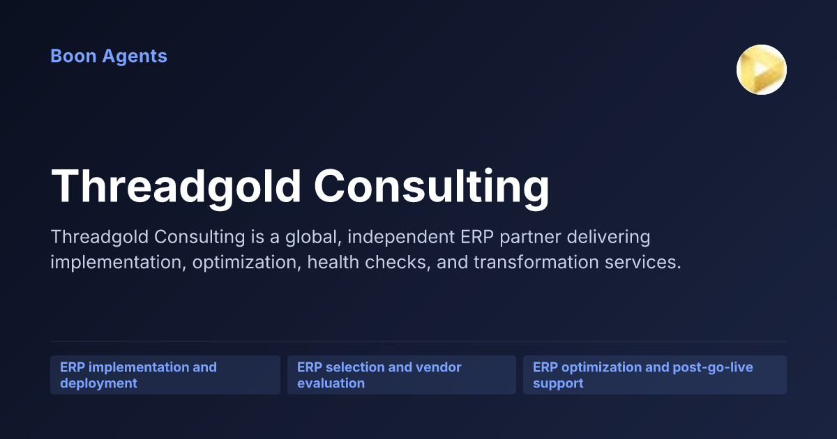 Threadgold Consulting — company overview