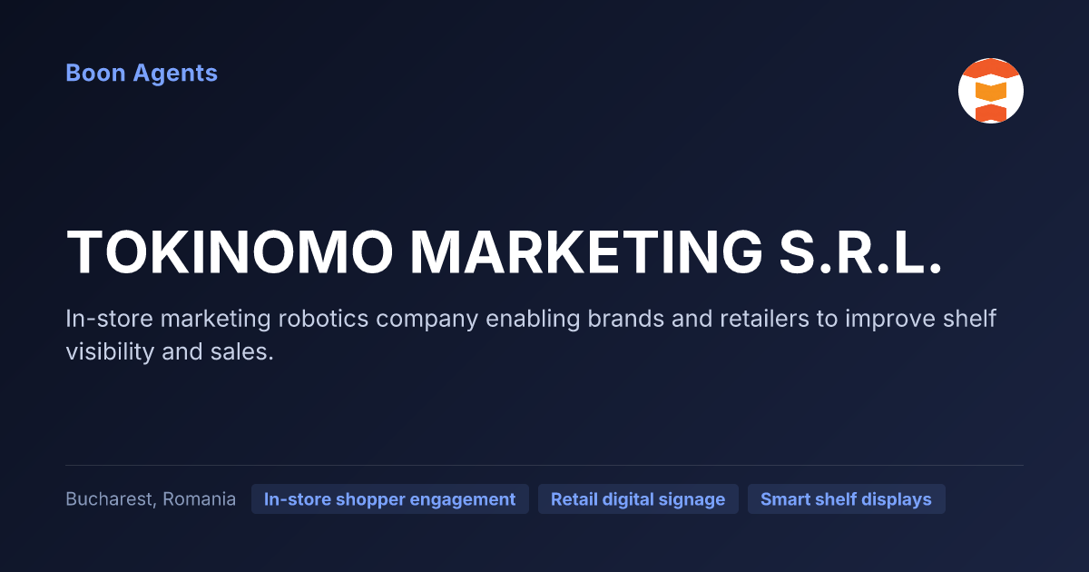 TOKINOMO MARKETING S.R.L. — company overview