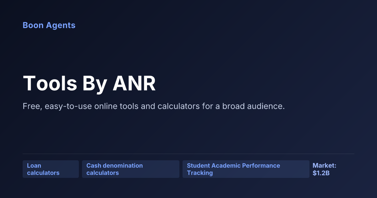 Tools By ANR — company overview