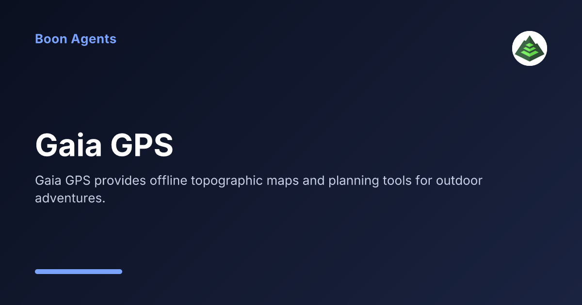 Gaia GPS — company overview