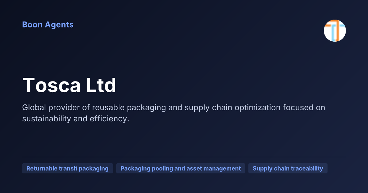 Tosca Ltd — company overview